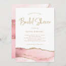 Search for pink and gold bridal shower invitations Feminine