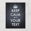 Search for keep calm slogan postcards Cool