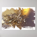 Search for treble clef posters Gold