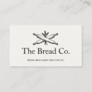 Search for bread baker business cards Pastry