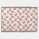 Search for strawberry fruit blankets Red