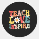 Search for love teaching stickers Retro