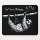 Search for cute sloth mousepads Happy