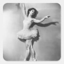 Search for vintage ballerinas stickers Black and white