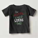 Search for family matching baby shirts Santa