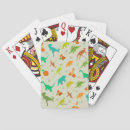 Search for dinosaur playing cards Cartoon