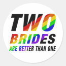 Search for two brides stickers Pride