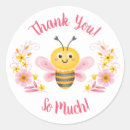 Search for pink bee baby shower stickers Cute