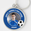 Search for soccer premium round key rings Blue