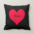 Search for black heart cushions Cute