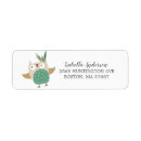 Search for baby owl return address labels Forest