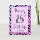 Search for pink leopard cards Glitter