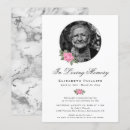 Search for pink marble invitations Funeral
