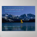 Search for light on water posters Blue