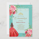 Search for turquoise blue quinceanera invitations Mis quince años