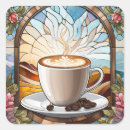 Search for morning coffee stickers Cappuccino