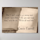 Search for alice in wonderland quote posters Lewis