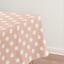 Search for gold polka dots tablecloths Modern