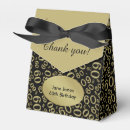 Search for 60th birthday favour boxes Gold and black