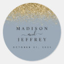 Search for glitter wedding stickers Blue