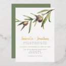 Search for olive green gold wedding invitations Chic