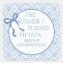 Search for 15th stickers Blue