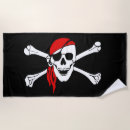 Search for pirate beach towels Crossbones