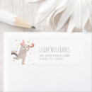 Search for with animals return address labels Birthday party