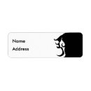 Search for mod return address labels Black and white