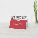 Search for zebra print thank you cards White