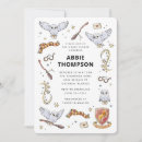 Search for harry potter invitations Wizarding world party