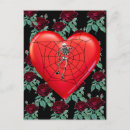 Search for anti valentines postcards Skull