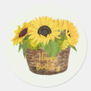 Search for blooming sunflower stickers Floral