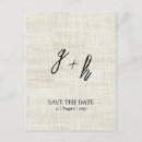 Search for linen save the dates Simple