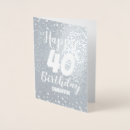 Search for foil 40th birthday invitations Luxury