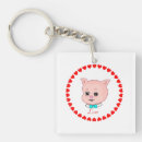 Search for cute pig key rings Cartoon