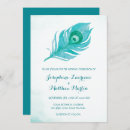 Search for peacocks wedding invitations Peacock feather