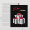 Search for gray red postcards Merry christmas