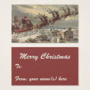 Search for businesscards gift tags Santa claus