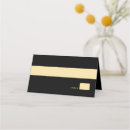Search for black place cards Gold