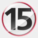 Search for number 15 stickers Numbers