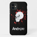 Search for evil skull iphone cases Black