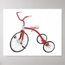 Search for tricycles posters Red
