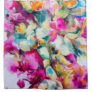 Search for bright colors shower curtains Abstract