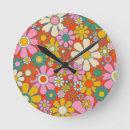 Search for floral clocks Retro