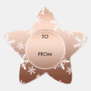 Search for snowflake star stickers Gold