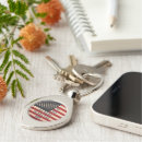 Search for american flag key rings Red white and blue