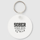 Search for sobriety anniversary key rings Sober