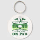 Search for 70th birthday round key rings Golfer