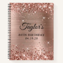 Search for 80th birthday guest books Glitter